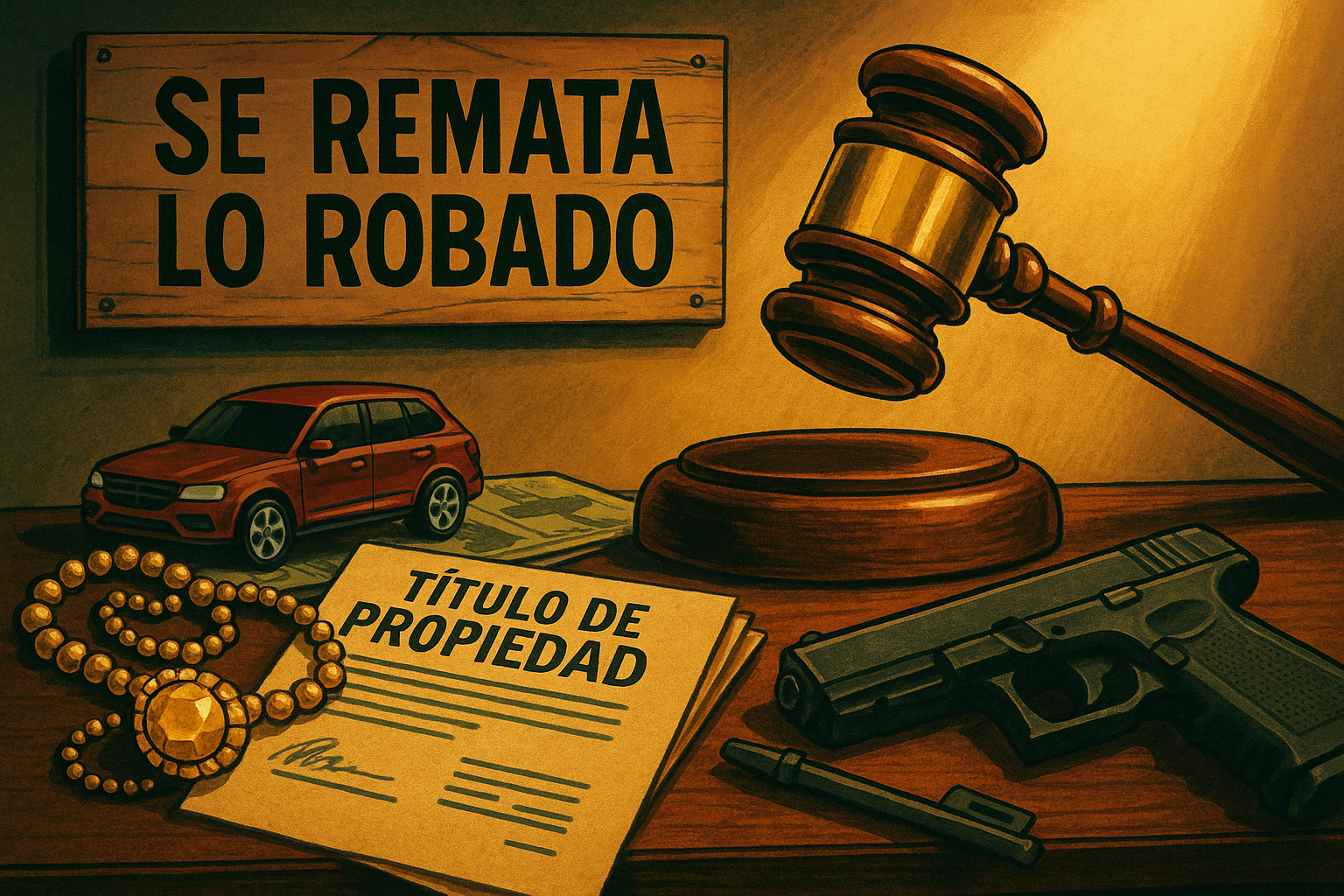 Subasta del INDEP con bienes decomisados al crimen organizado