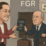 Presidenta Claudia Sheinbaum con escudo del pueblo, enfrenta reestructuración de la Fiscalía General tras salida de Gertz